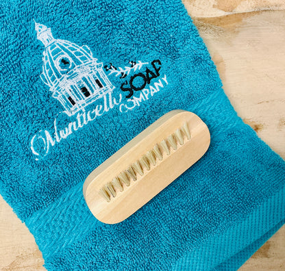 Wooden Nail Brush with Natural Bristles