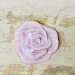 Sweetheart Rose handcrafted bar soap by Monticello Soap Company, additional view of rose-shaped novelty bar.