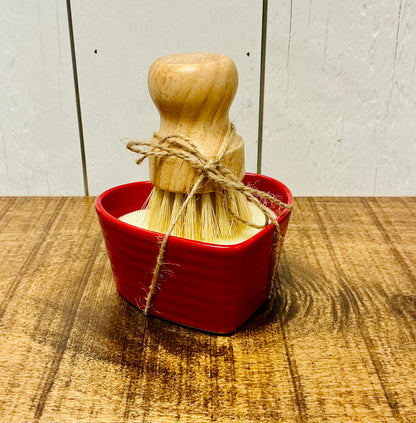 Valentine's Heart Ramekin Solid Dish Soap Set