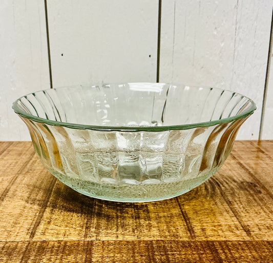 Vintage Indonesia Trellis Fleur de Lis Bowl