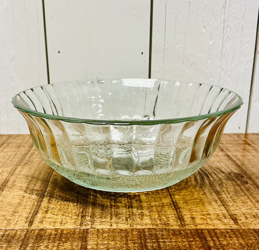 Vintage Indonesia Trellis Fleur de Lis Bowl