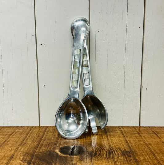 Vintage Towle Silversmith Salad Serving Utensils