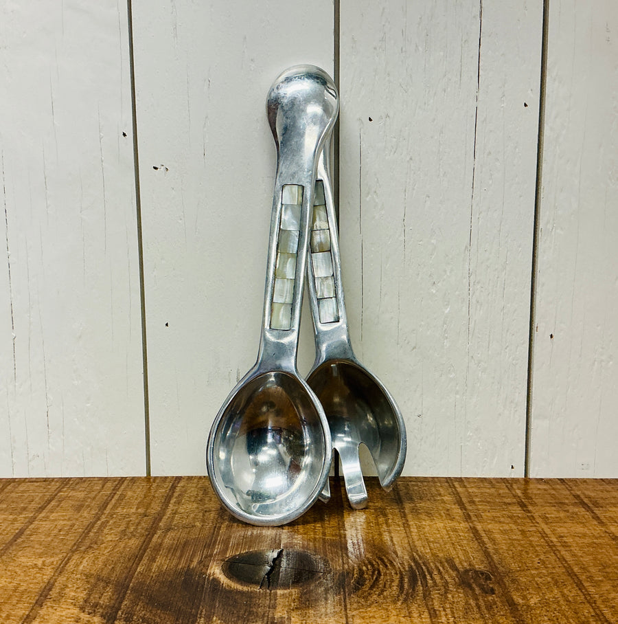 Vintage Towle Silversmith Salad Serving Utensils, vintage one-of-a-kind find from Monticello Soap Company