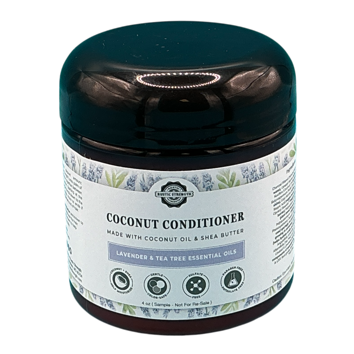 Coconut Conditioner, 4 oz - Lavender & Tea Tree