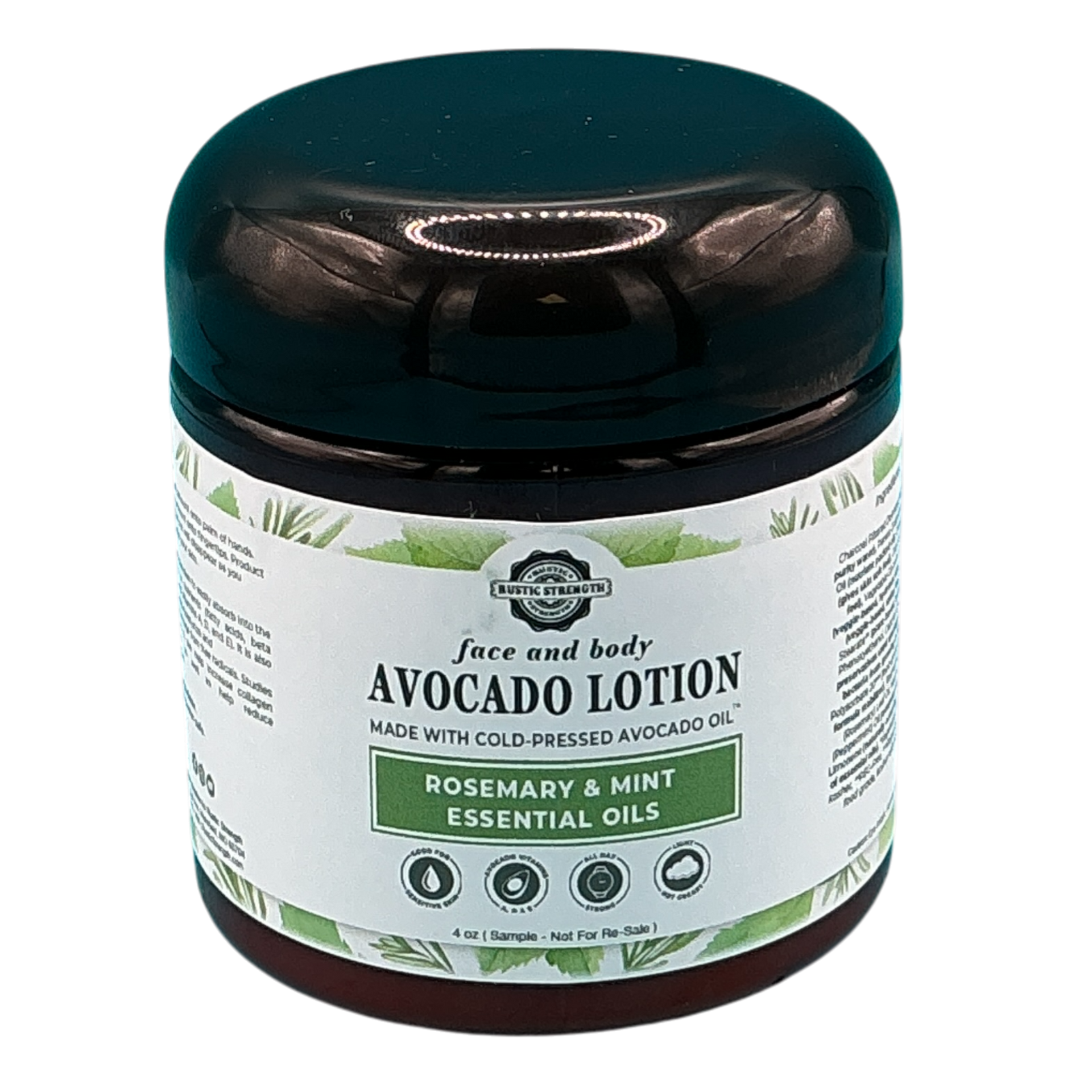 Avocado Lotion, 4 oz - Rosemary & Mint