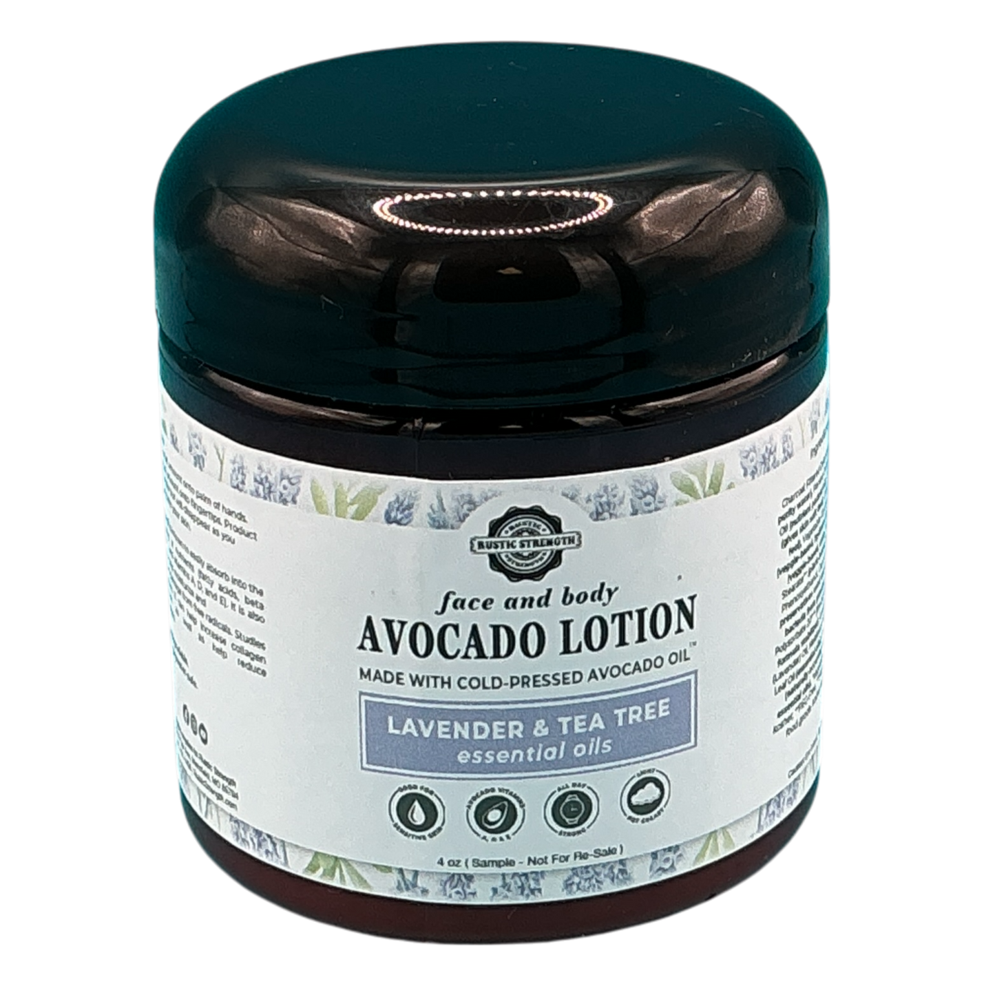 Avocado Lotion, 4 oz - Lavender & Tea Tree