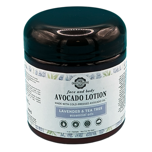 Avocado Lotion, 4 oz - Lavender & Tea Tree