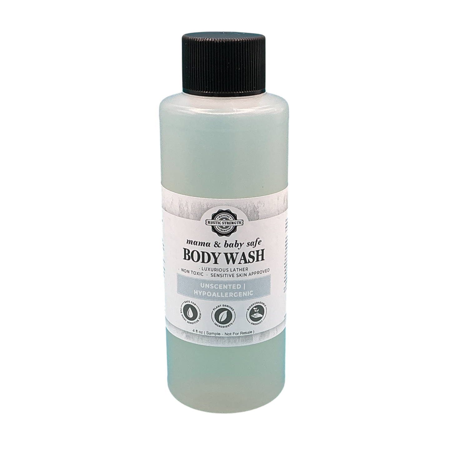 Liquid Body Wash, 4 oz - Mama + Baby Safe