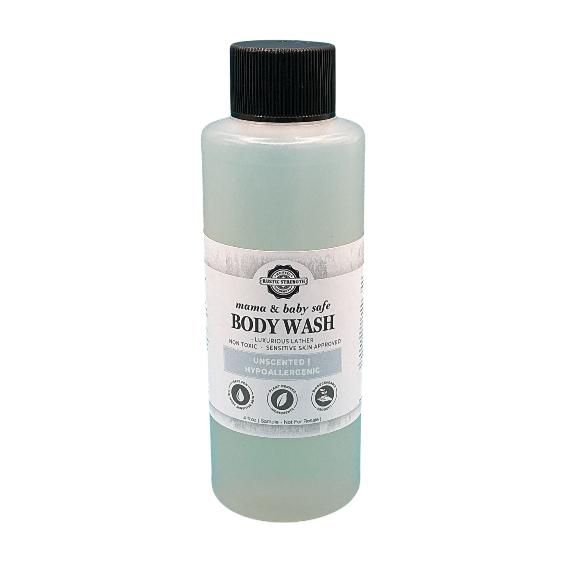 Liquid Body Wash, 4 oz - Mama + Baby Safe