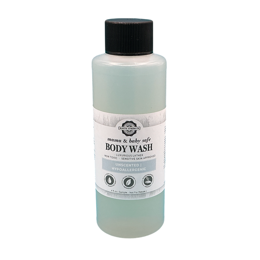 Liquid Body Wash, 4 oz - Mama + Baby Safe