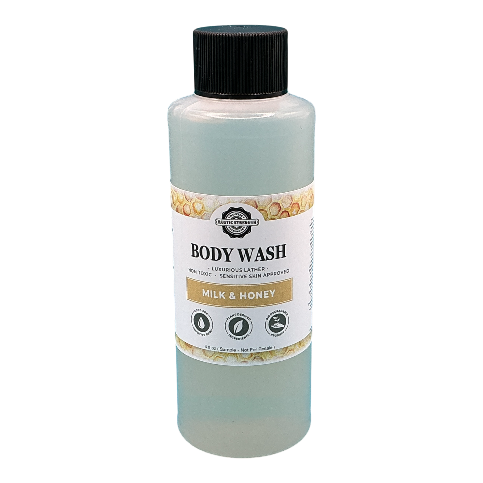Liquid Body Wash, 4 oz - Milk & Honey
