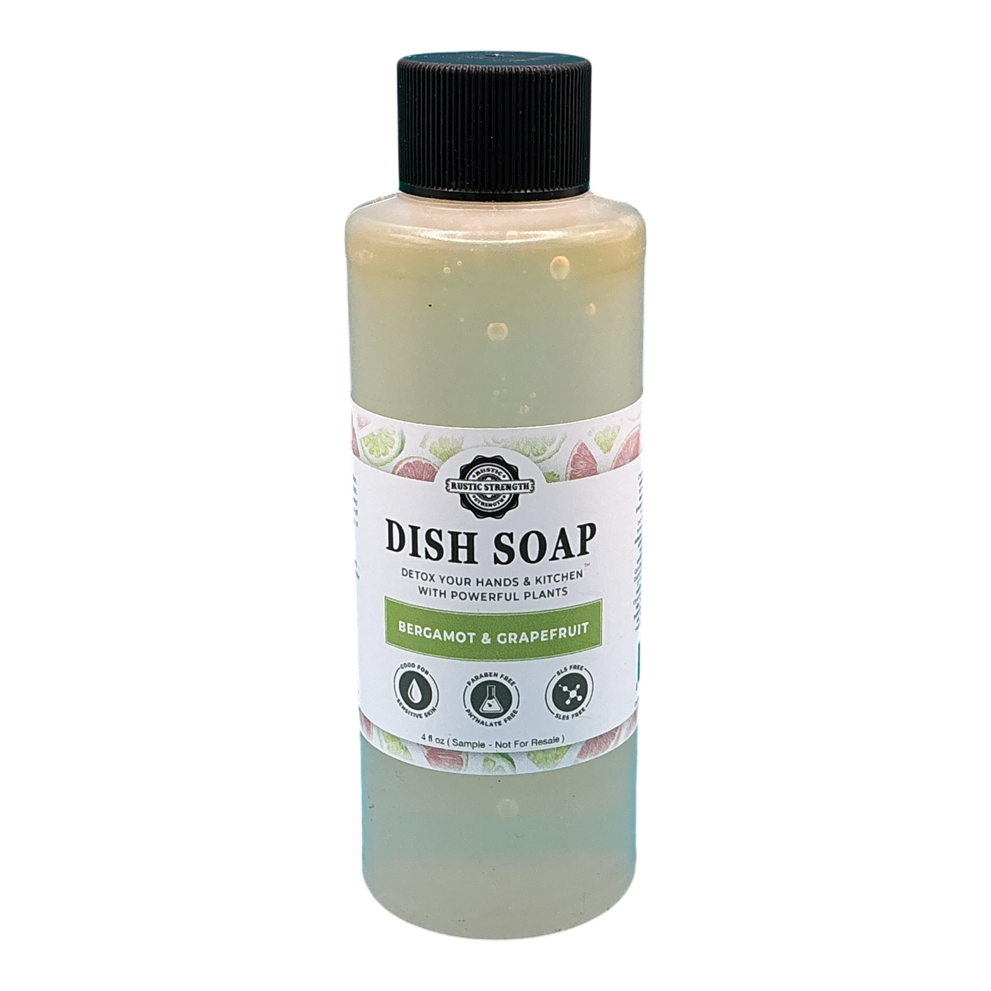 Liquid Dish Soap, 4 oz - Grapefruit & Bergamot