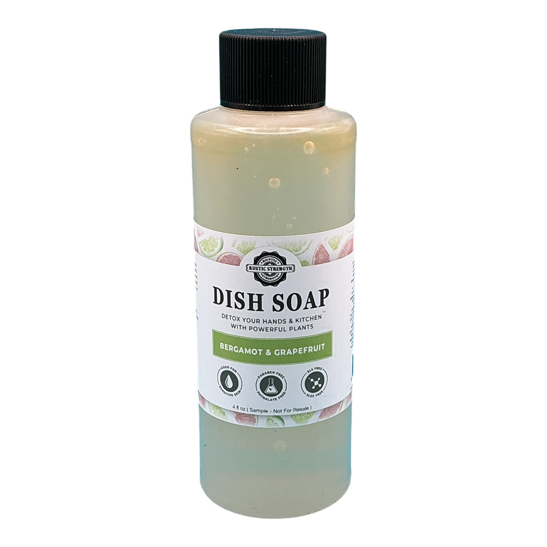 Liquid Dish Soap, 4 oz - Grapefruit & Bergamot