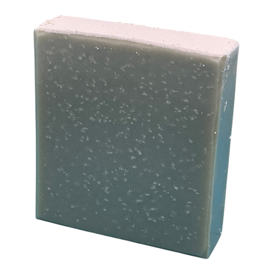 Dirty Hippy Face Soap handcrafted by Monticello Soap Company, sea clay and patchouli essential oil face bar