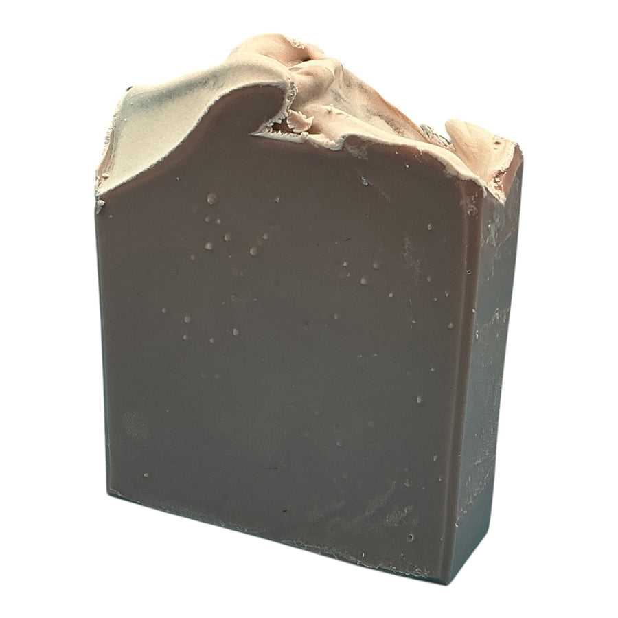 Hibiscus & Honey Red Reef Clay handcrafted face and body bar by Monticello Soap Company, blush clay bar with floral honey notes.