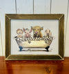 Tubby Time Framed Print