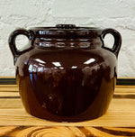 Vintage Stoneware Bean Pot, vintage one-of-a-kind find from Monticello Soap Company