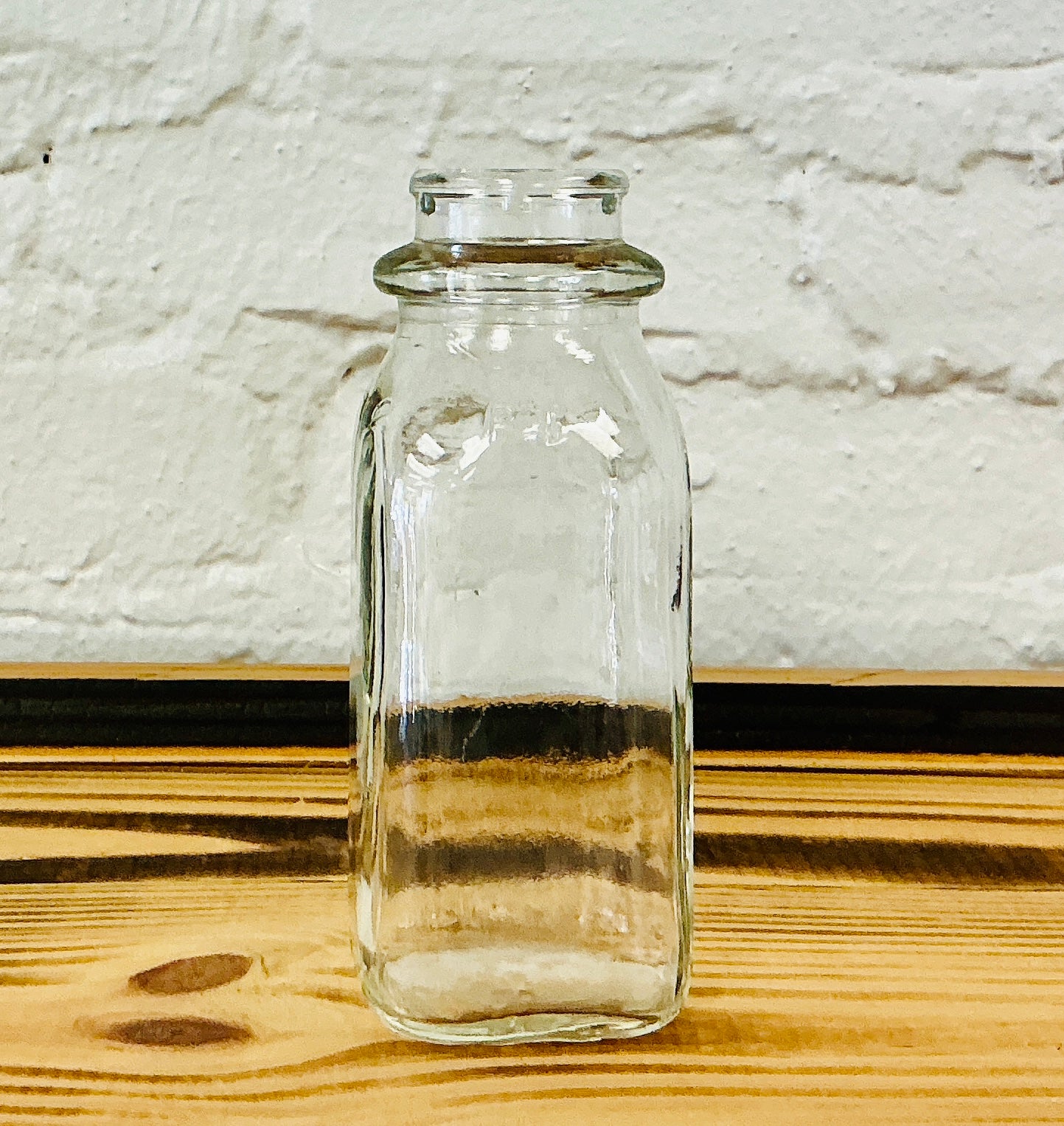 Vintage Half Pint Milk Bottle, Unbranded, vintage one-of-a-kind find from Monticello Soap Company