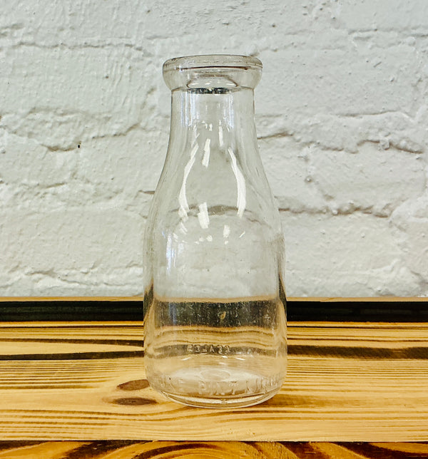 Vintage Pint Milk Bottle, Unbranded, vintage one-of-a-kind find from Monticello Soap Company