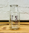 Vintage Milk Bottle, Half Pint, Printed with Sun Rich Searles
