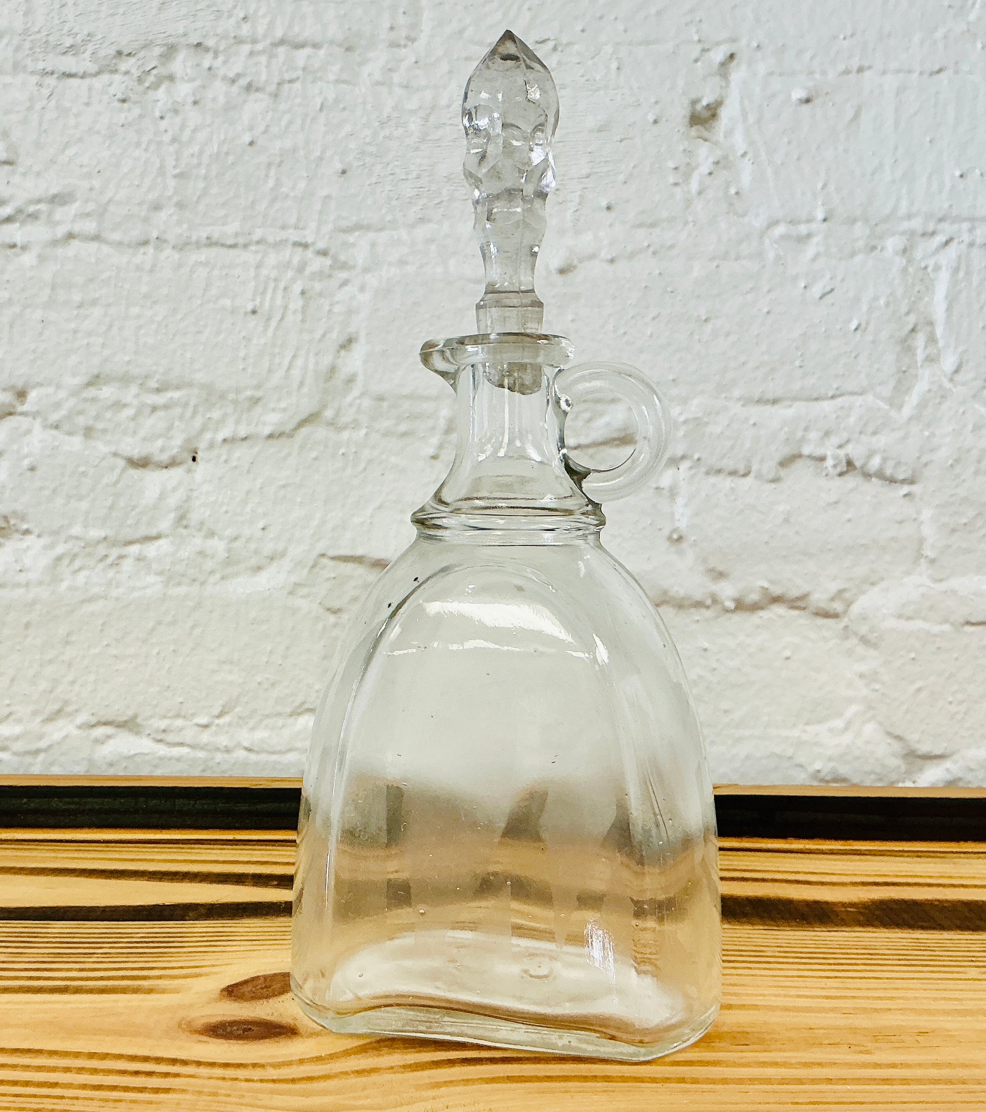 Vintage Glass Cruet Oil & Vinegar Dispenser, vintage one-of-a-kind find from Monticello Soap Company