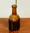 Vintage Miniature Amber Bitters Bottle
