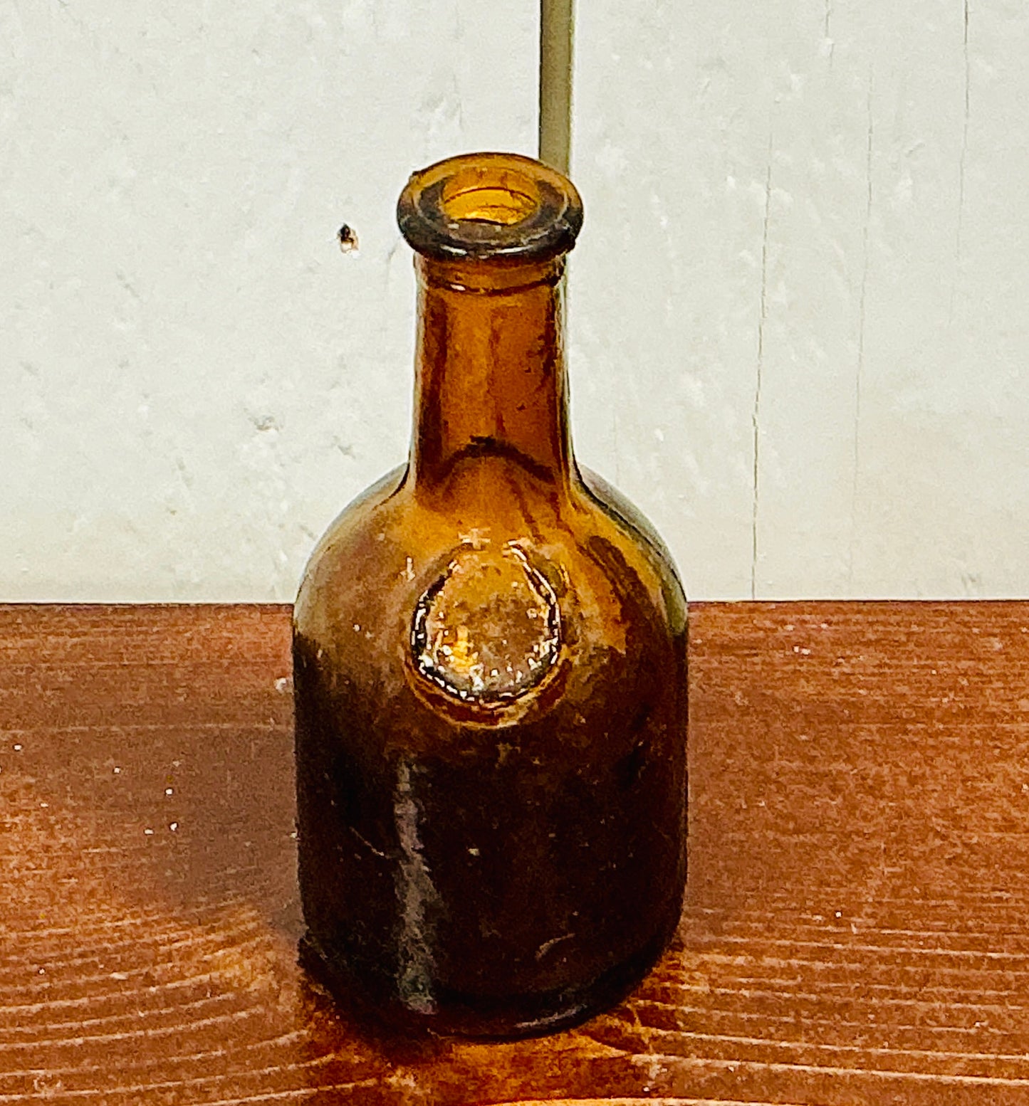 Vintage Miniature Amber Bitters Bottle, vintage one-of-a-kind find from Monticello Soap Company