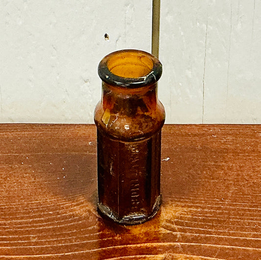 Antique Miniature Sharp & Dohme Baltimore Medicine Bottle, vintage one-of-a-kind find from Monticello Soap Company