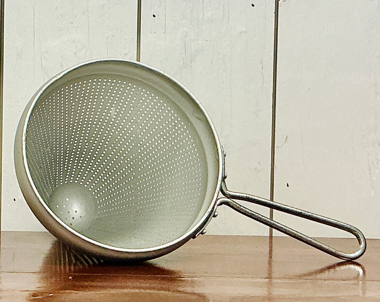 Vintage Cone Sieve Strainer, 8 inches, vintage one-of-a-kind find from Monticello Soap Company