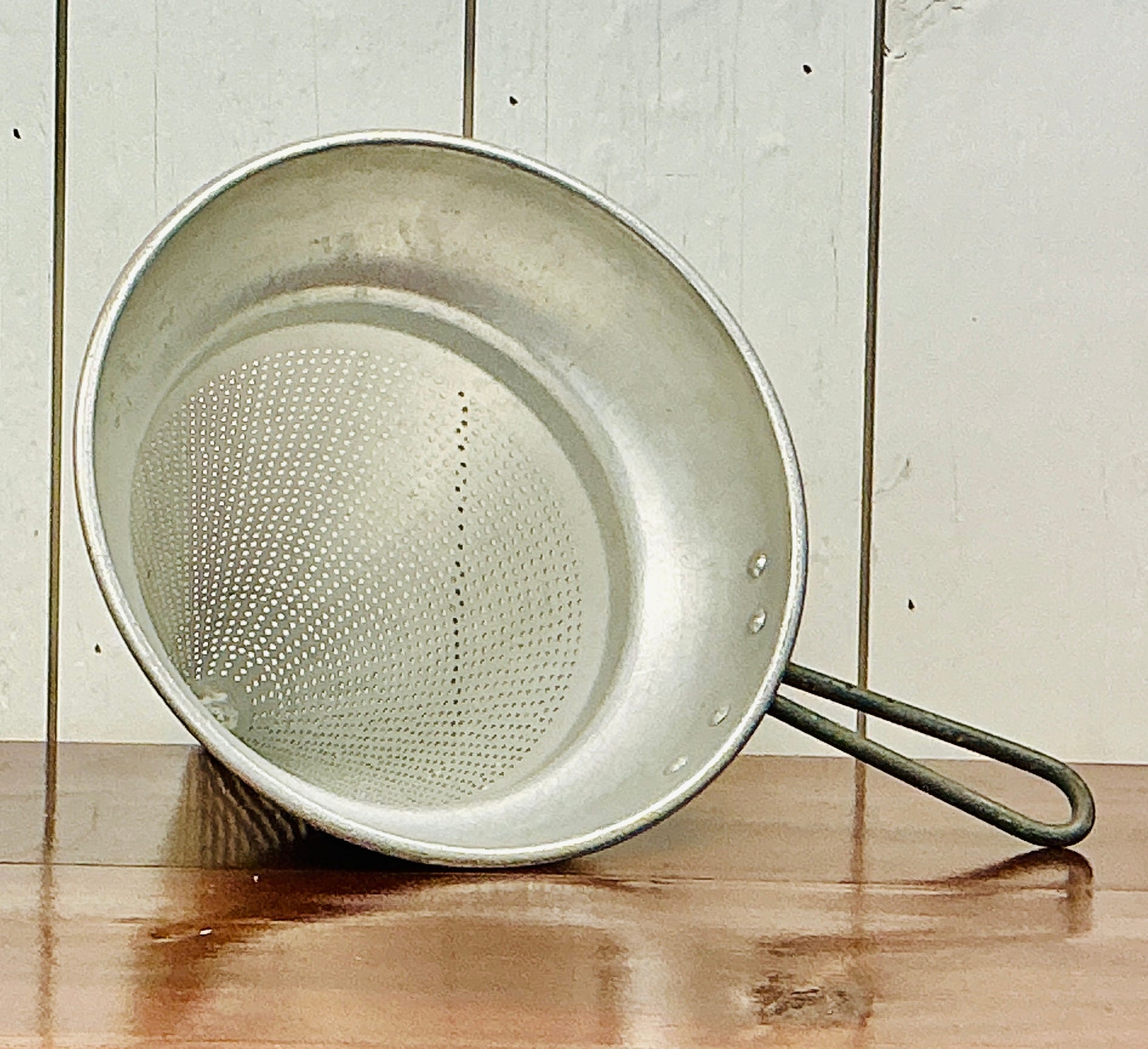 Vintage Cone Sieve Strainer, 9 inches, vintage one-of-a-kind find from Monticello Soap Company