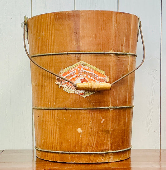 Vintage White Mountain Ice Cream Freezer Bucket, vintage one-of-a-kind find from Monticello Soap Company