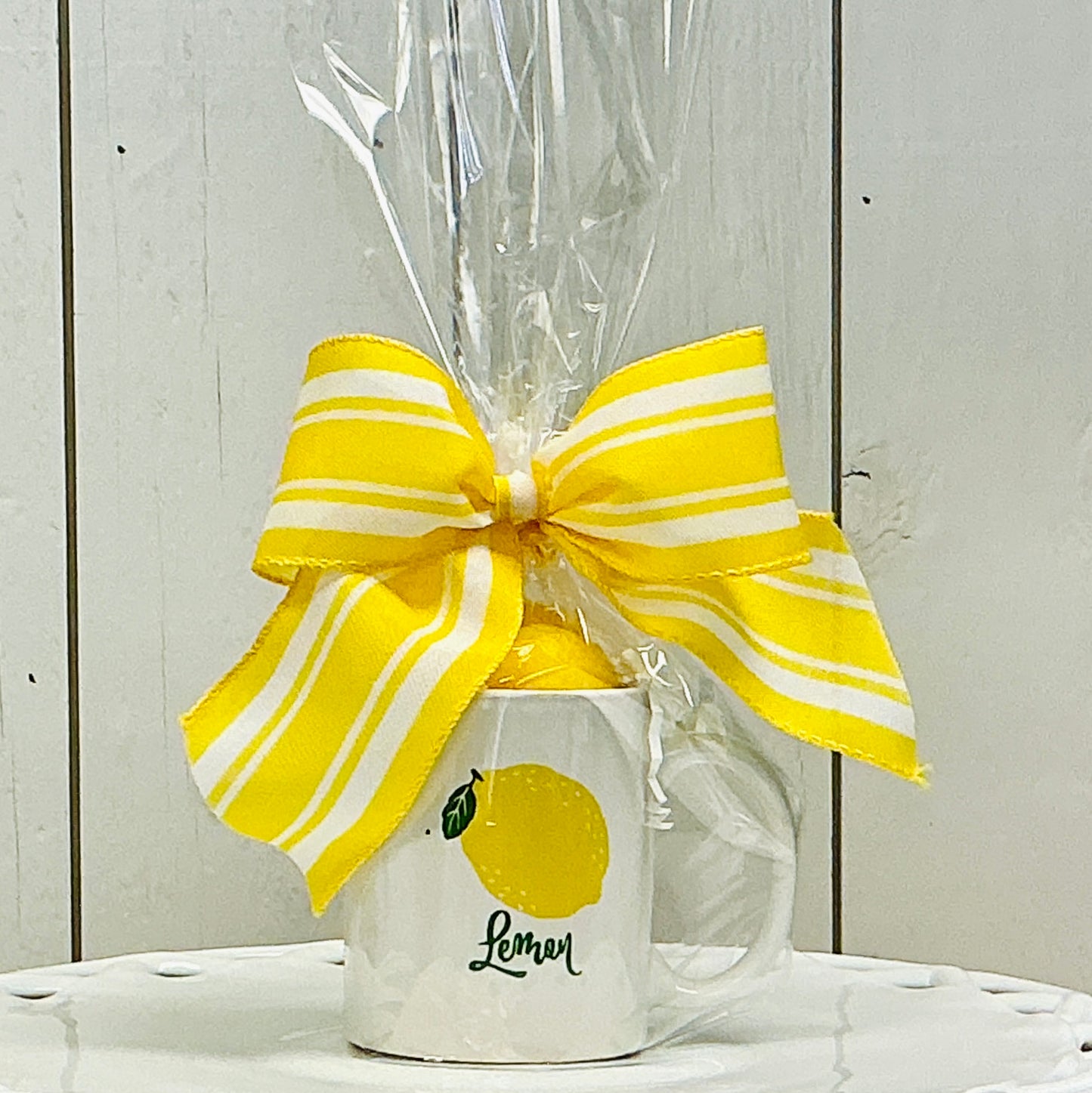 Lemon Soap Mug Gift Set