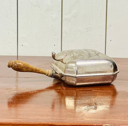 Vintage Silver-Plated Silent Butler or Crumb Catcher