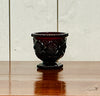 Vintage Avon Cape Cod 1876 Ruby Red Sugar Bowl