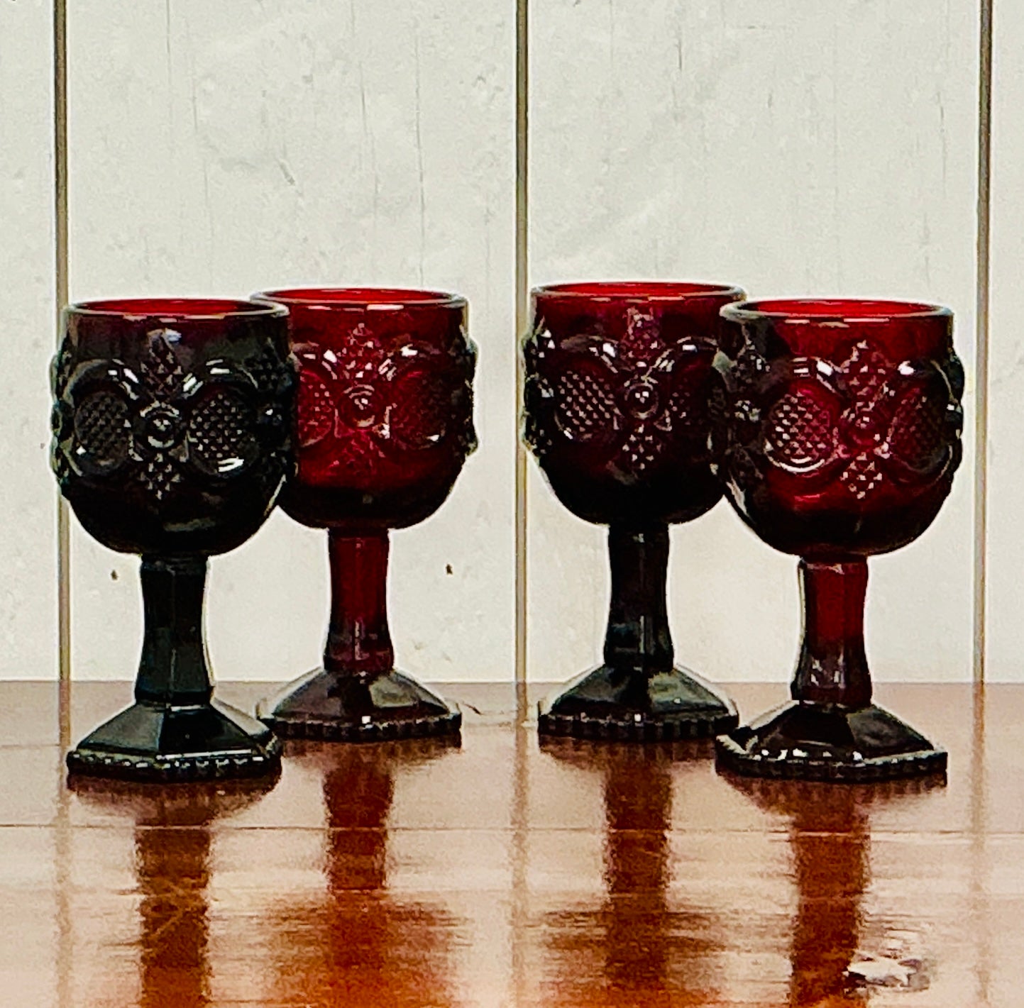 Vintage Avon Cape Cod 1876 Cordial Glasses, 4 pcs, vintage one-of-a-kind find from Monticello Soap Company