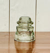 Vintage Whitall Tatum No. 1 Clear Glass Insulator