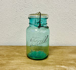 Vintage Blue Glass Ball Canning Jar, vintage one-of-a-kind find from Monticello Soap Company
