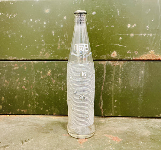Vintage Collectible Tab Soda Bottle, 16 oz., vintage one-of-a-kind find from Monticello Soap Company