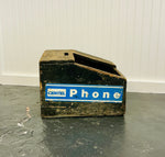 Vintage Centel Phone Wooden Tool Box, vintage one-of-a-kind find from Monticello Soap Company
