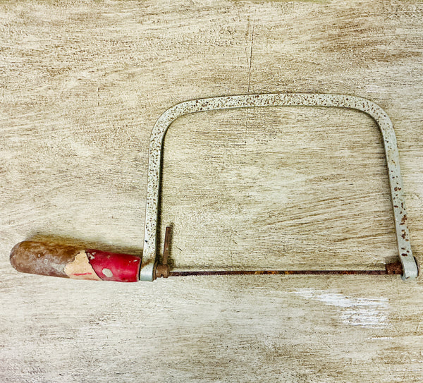 Vintage Coping Saw with Plastic Handle, vintage one-of-a-kind find from Monticello Soap Company