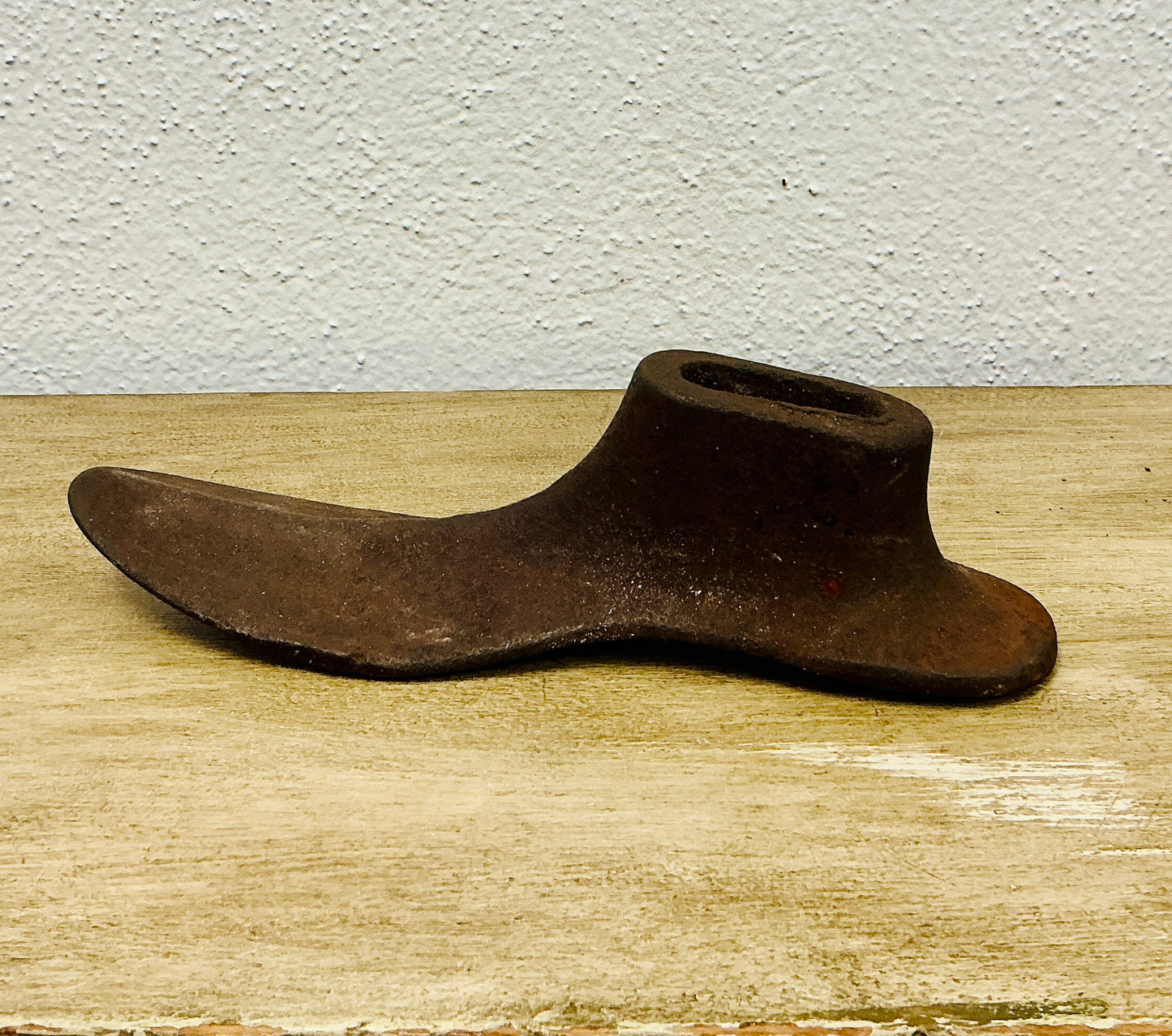 Antique Cast Iron Shoe Last, vintage one-of-a-kind find from Monticello Soap Company