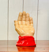Hand Poured Ceramic Hand from Vintage Atlantic Mold, 10 inches