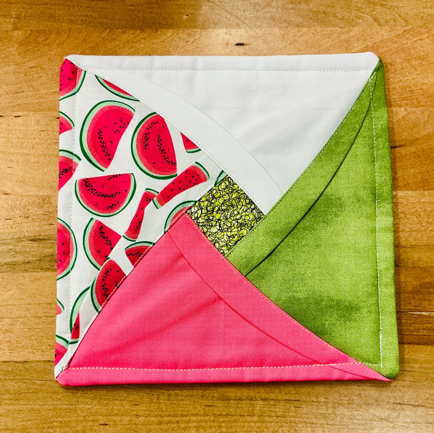 Handmade Quilted Watermelon Trivet