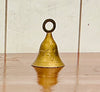 Vintage Brass Bell with Etched Bird Design