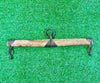 Primitive Wood & Cast Iron horse Harness