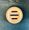 Natural Bamboo Round Soap Dish