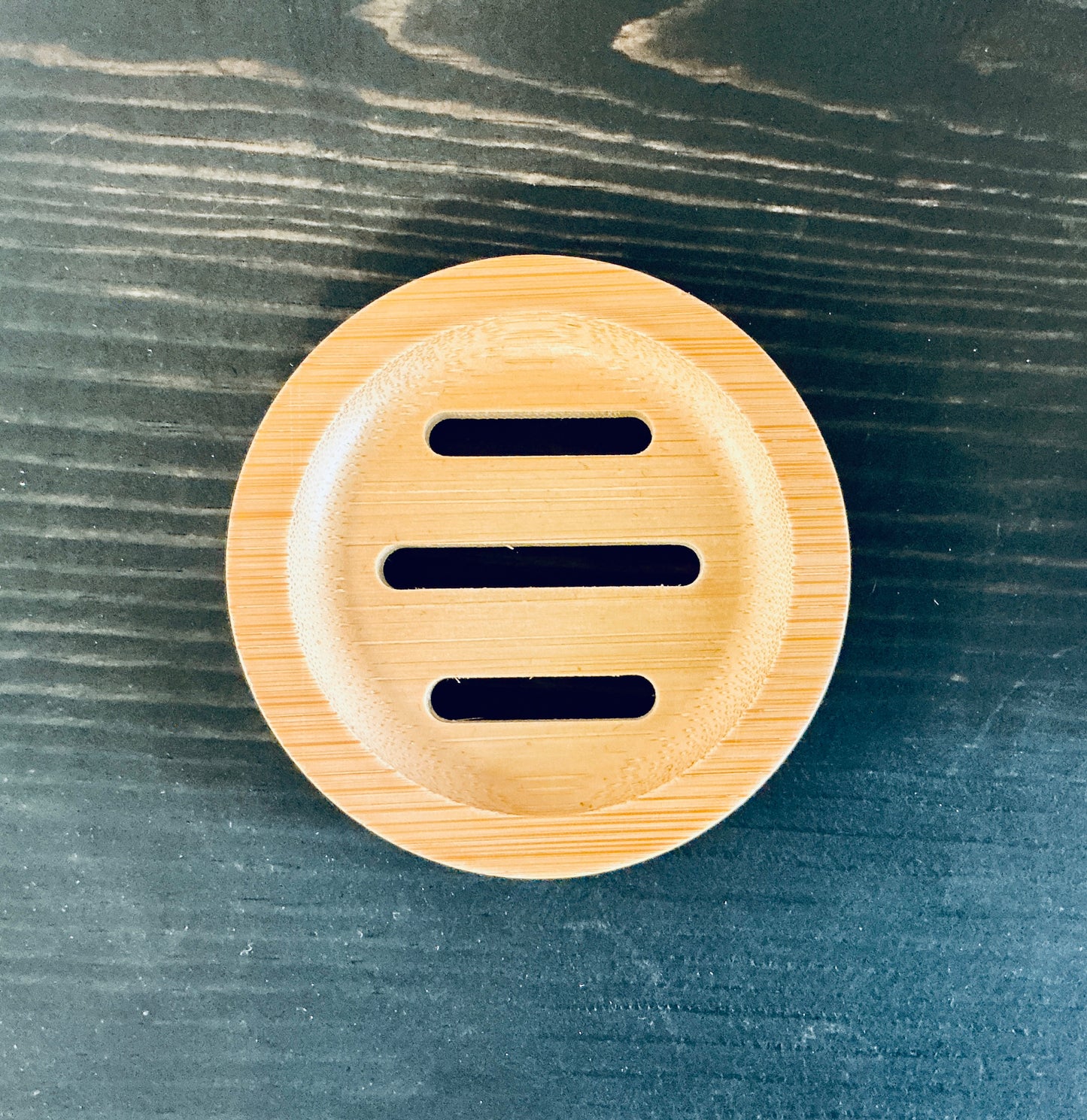 Natural Bamboo Round Soap Dish