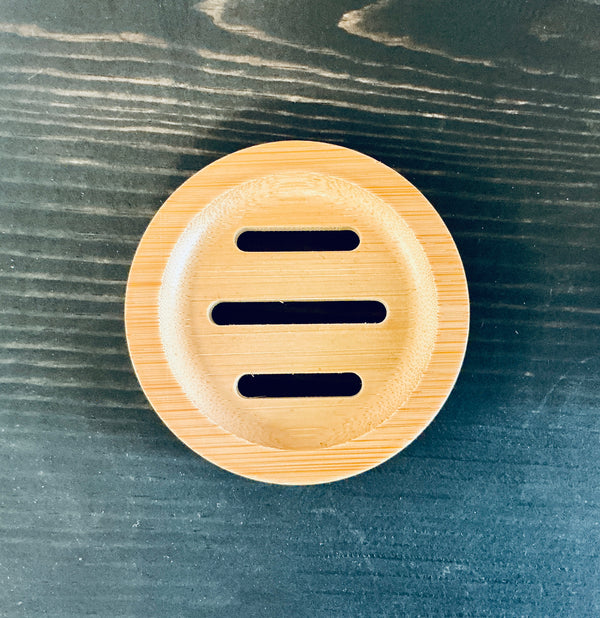 Natural Bamboo Round Soap Dish