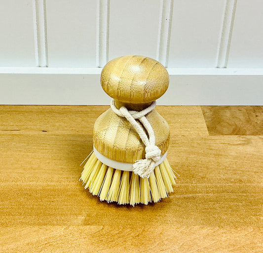 Bamboo Palm Brush with Synthetic Bristles