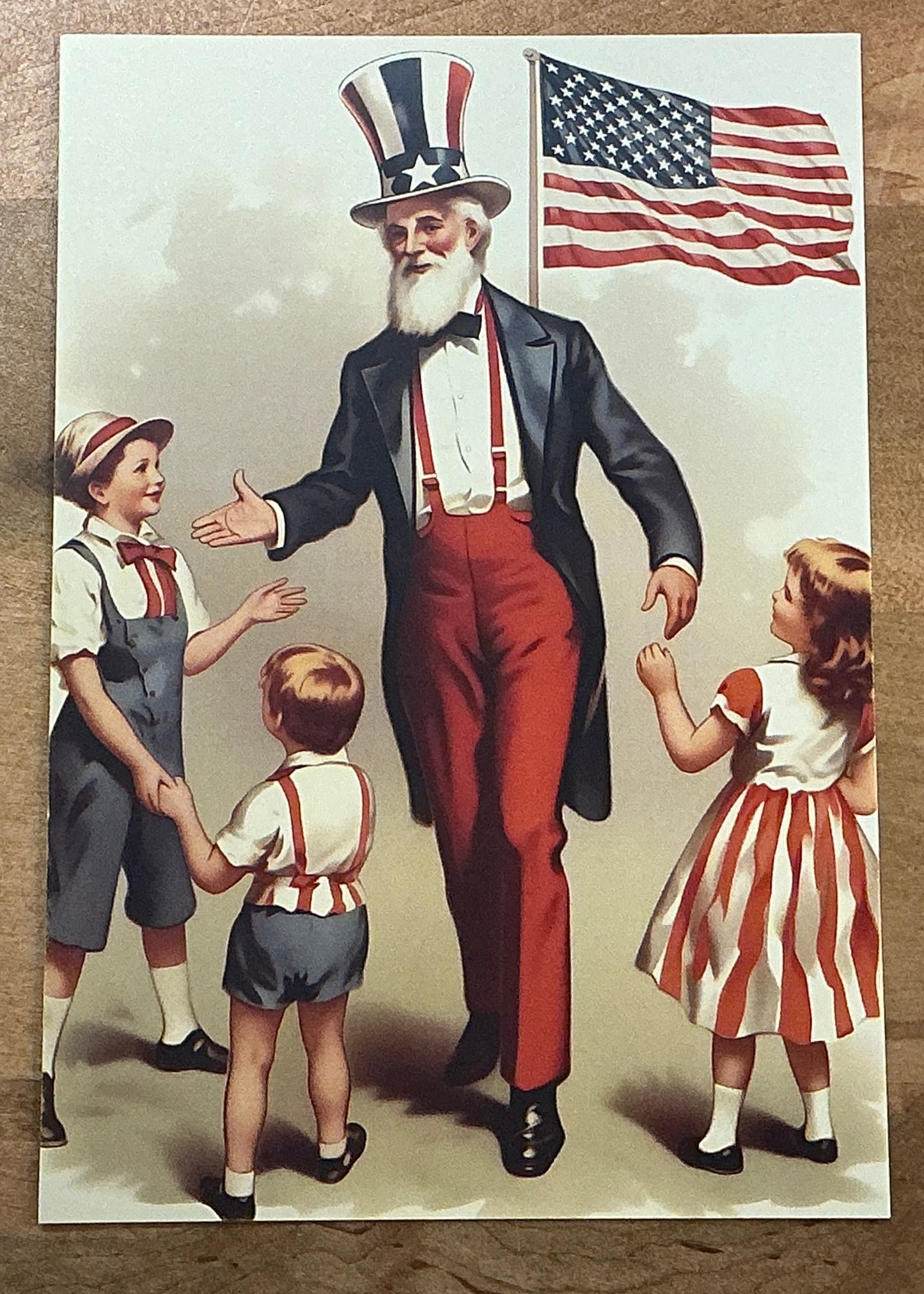 Retro 1950's Note Card